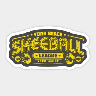 York Beach Skeeball League Sticker